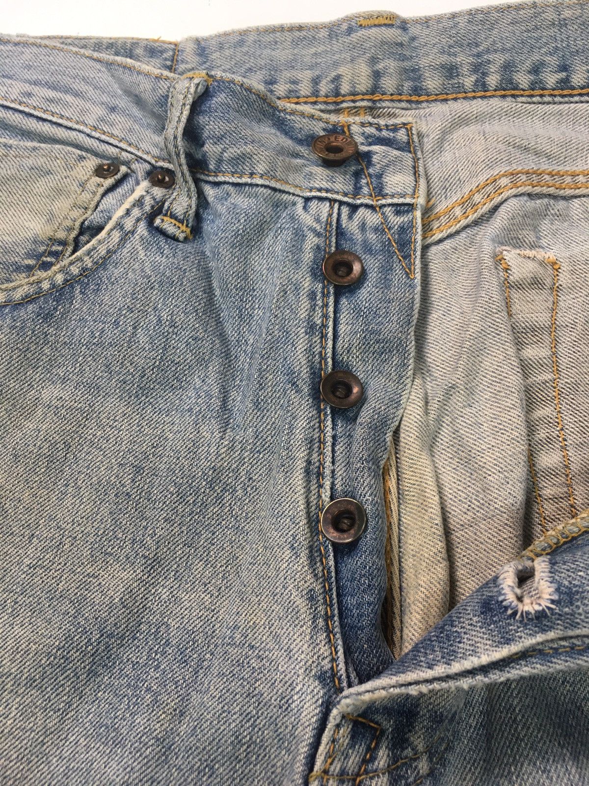 Edwin × Vintage Vintage Edwin 505x distressed selvage denim japan Size US 30 / EU 46 - 7 Thumbnail