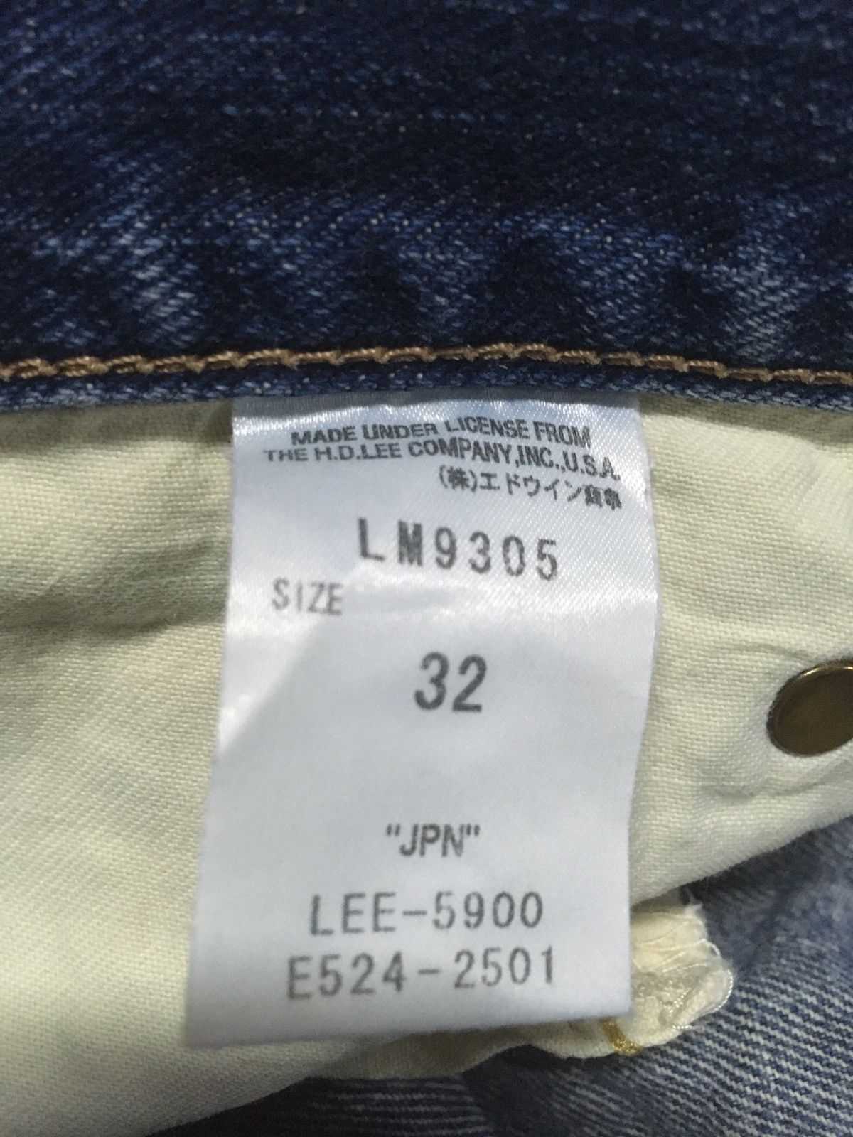 Lee × Vintage Vintage lee lot 101 distressed denim Size US 32 / EU 48 - 12 Thumbnail