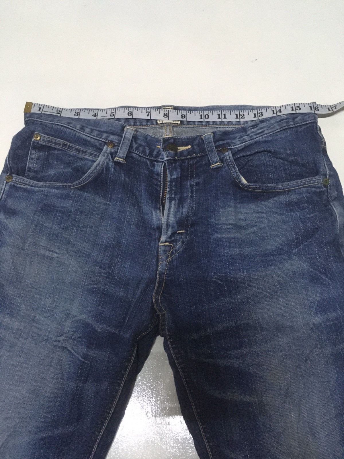 Lee × Vintage Vintage lee lot 101 distressed denim Size US 32 / EU 48 - 4 Thumbnail