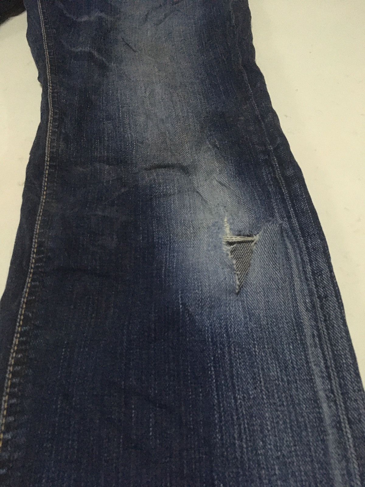 Lee × Vintage Vintage lee lot 101 distressed denim Size US 32 / EU 48 - 9 Thumbnail
