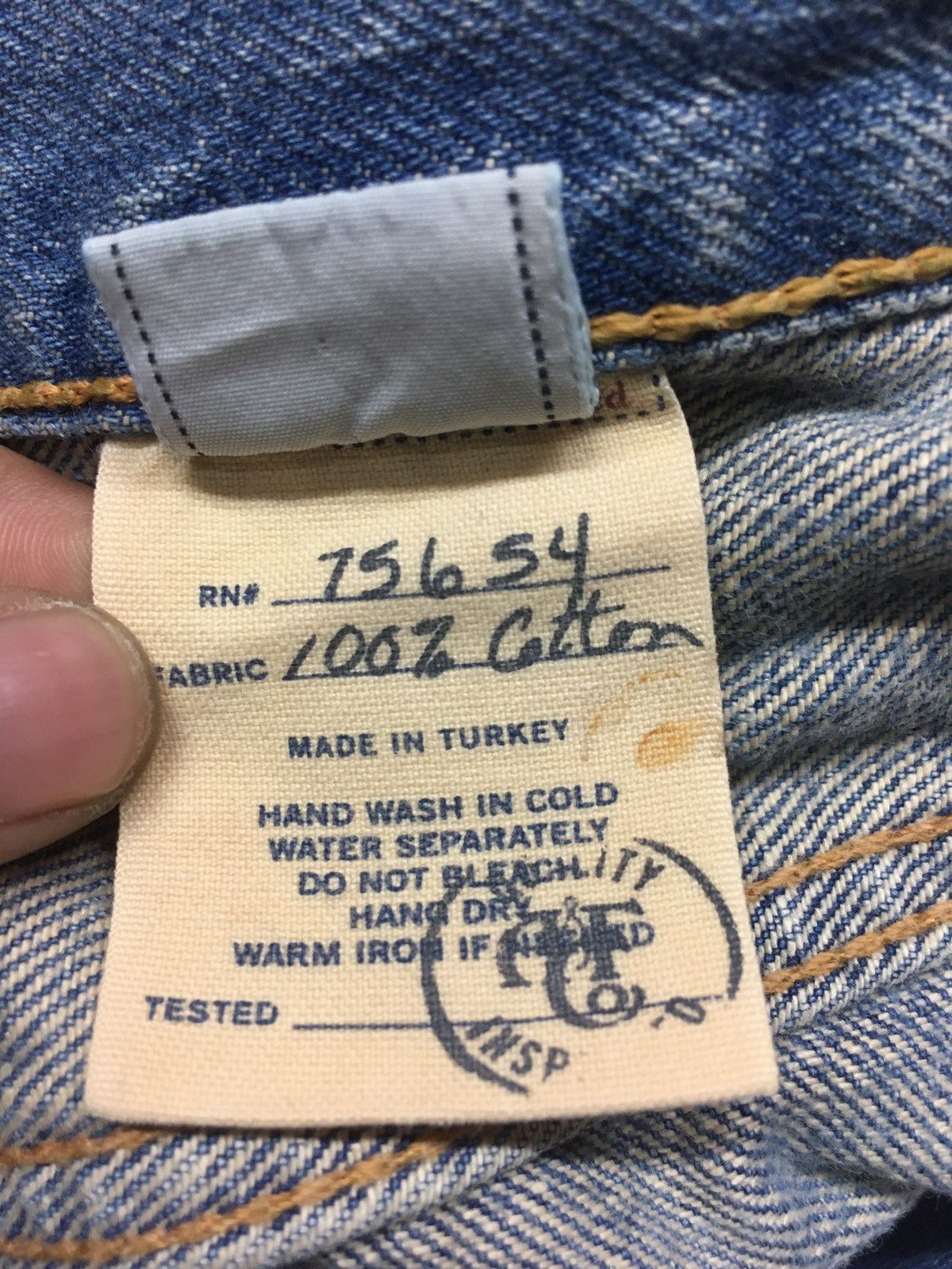 Abercrombie & Fitch Abercrombie crazy distressed denim Size US 34 / EU 50 - 19 Thumbnail