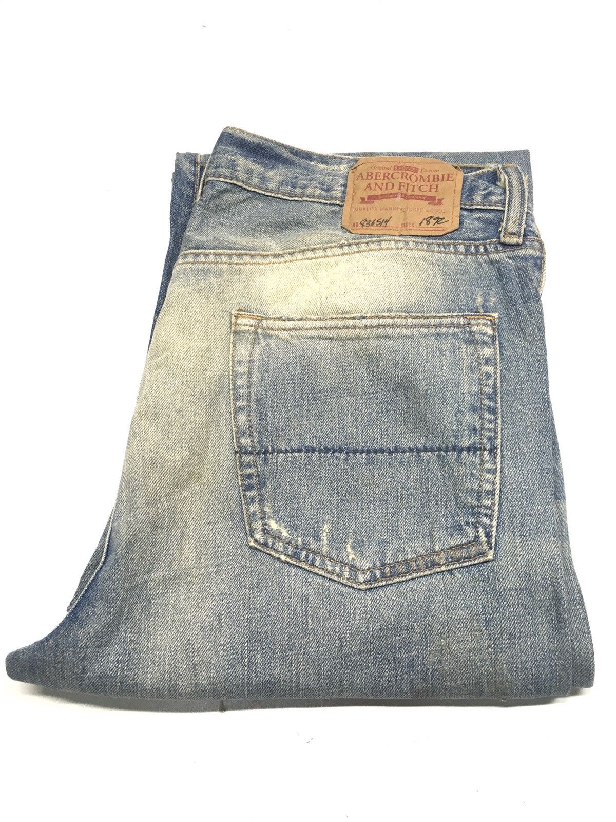 Abercrombie & Fitch Abercrombie crazy distressed denim Size US 34 / EU 50 - 1 Thumbnail