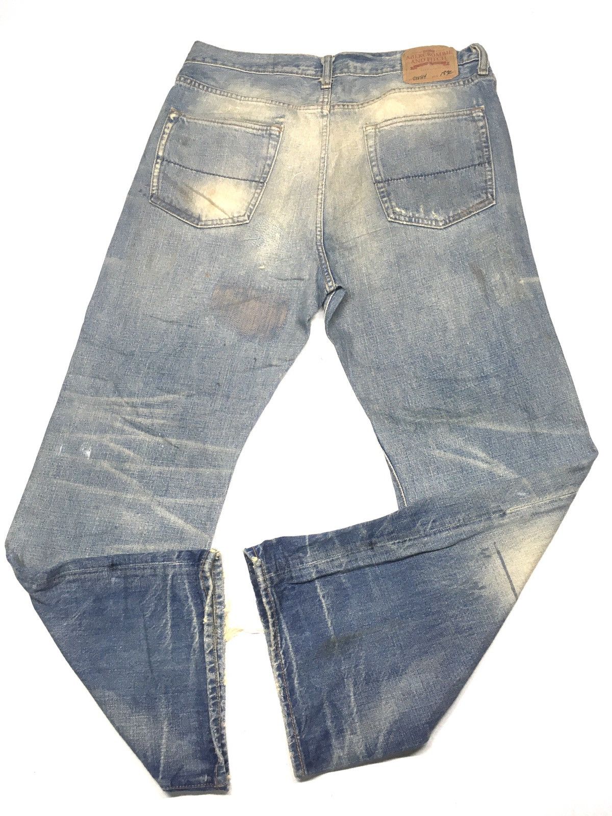 Abercrombie & Fitch Abercrombie crazy distressed denim Size US 34 / EU 50 - 10 Thumbnail