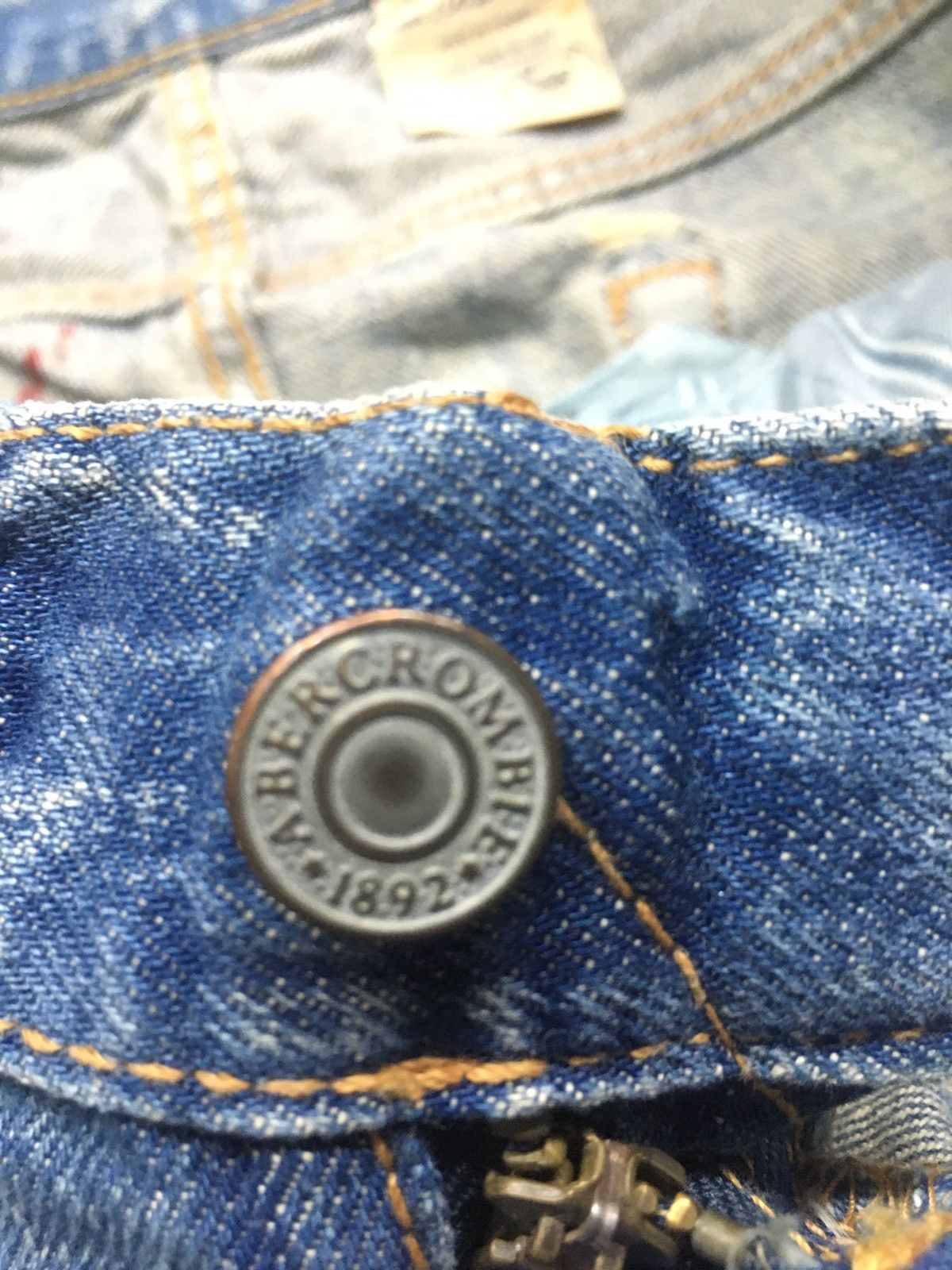 Abercrombie & Fitch Abercrombie crazy distressed denim Size US 34 / EU 50 - 11 Thumbnail
