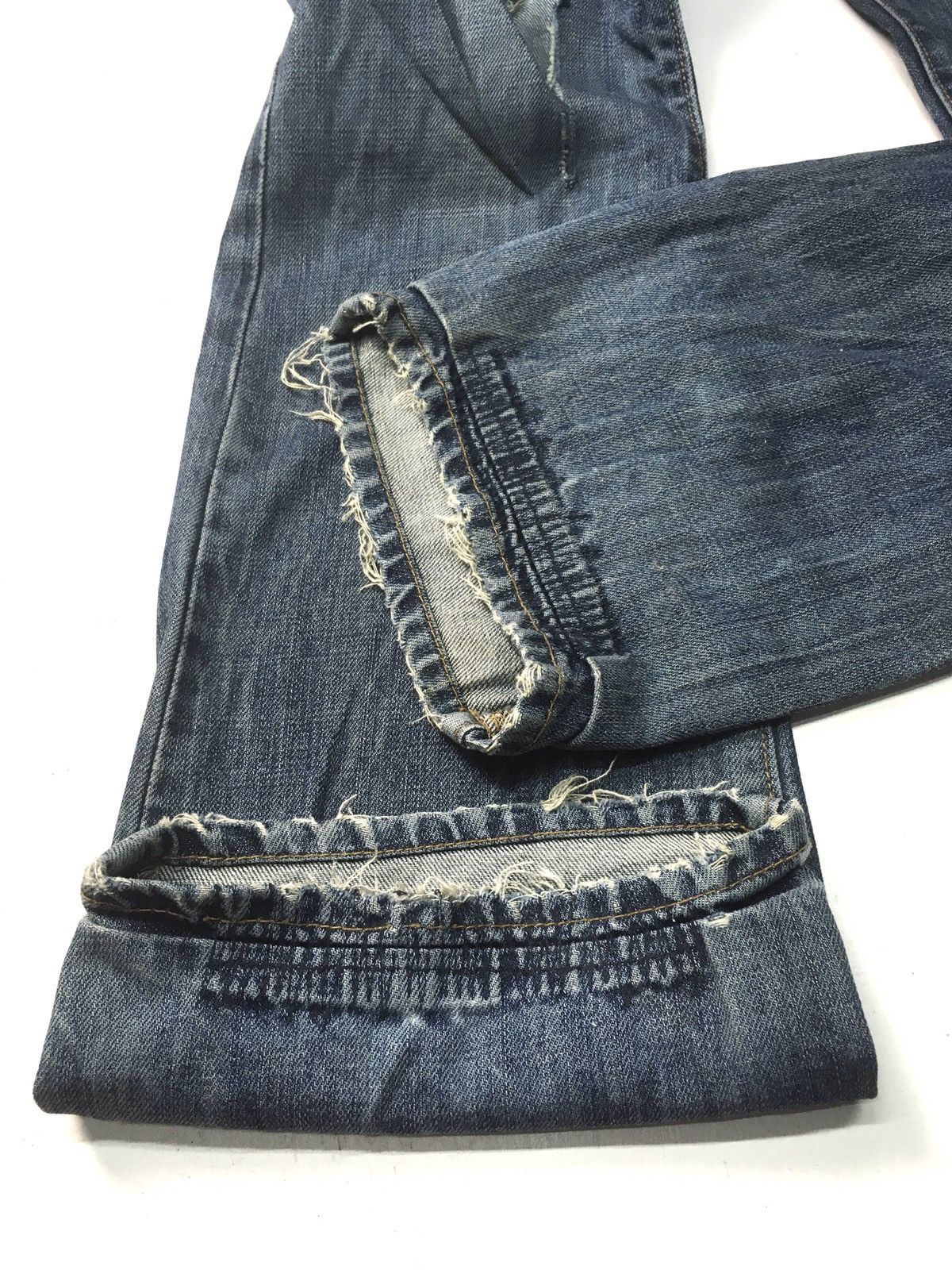 Jack & Jones × Vintage Vintage jack&jones patchwork blue wash distressed denim Size US 29 - 13 Thumbnail