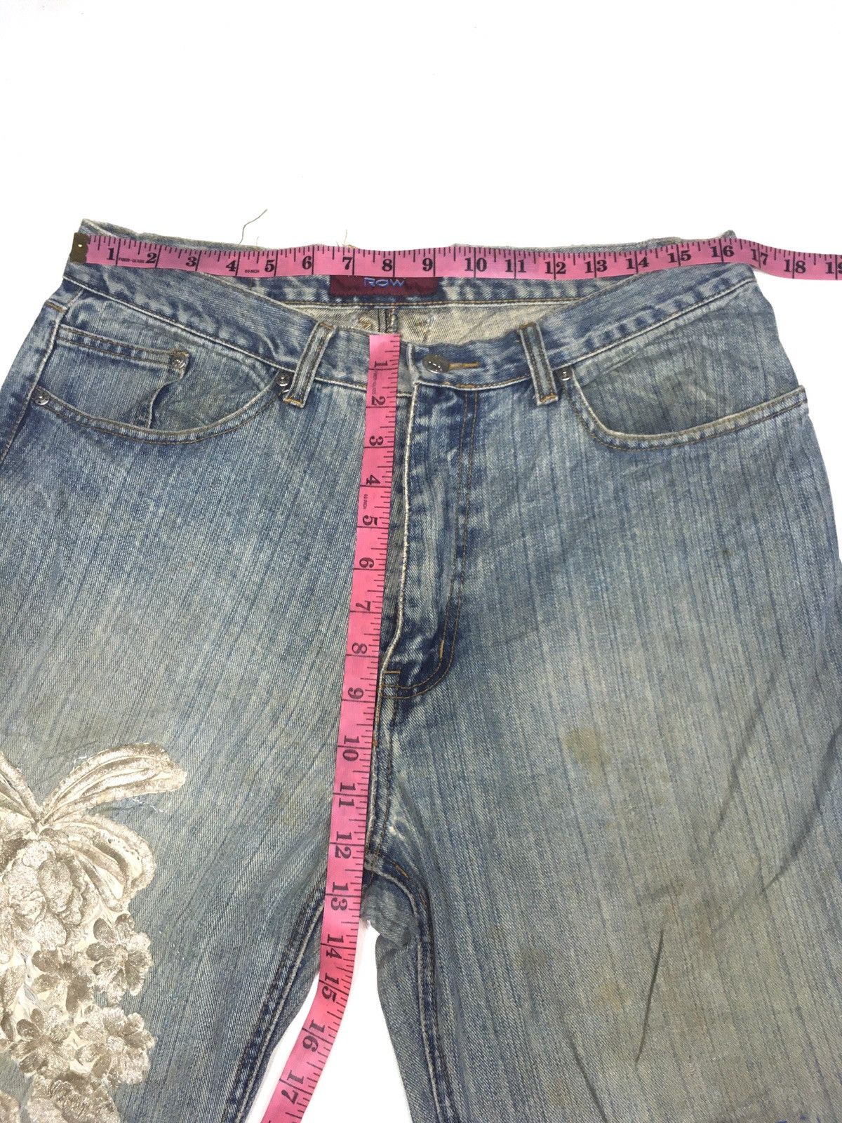 Japanese Brand × Vintage Matinee raw limited edition embroidery flower Size US 33 - 4 Thumbnail