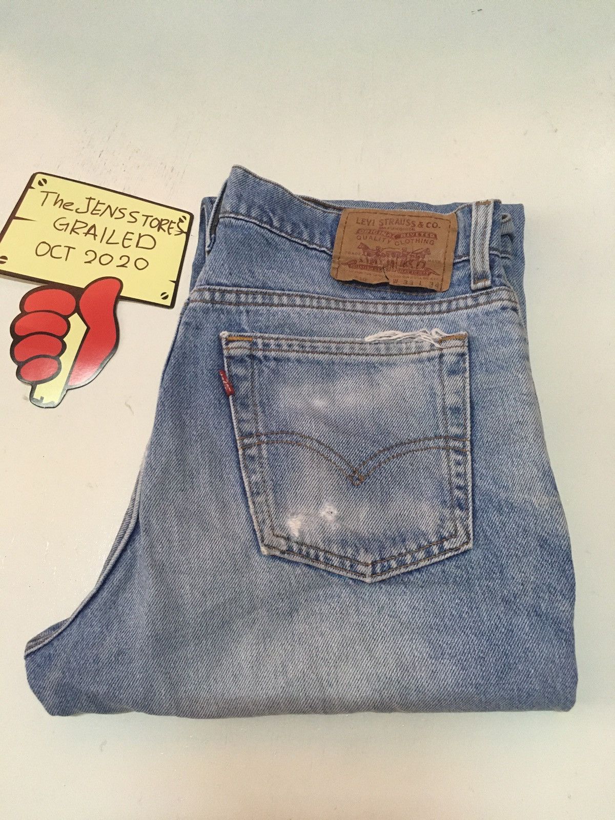 Levi's × Vintage Vintage Levi’s 510 distressed jeans Size US 33 - 1 Thumbnail