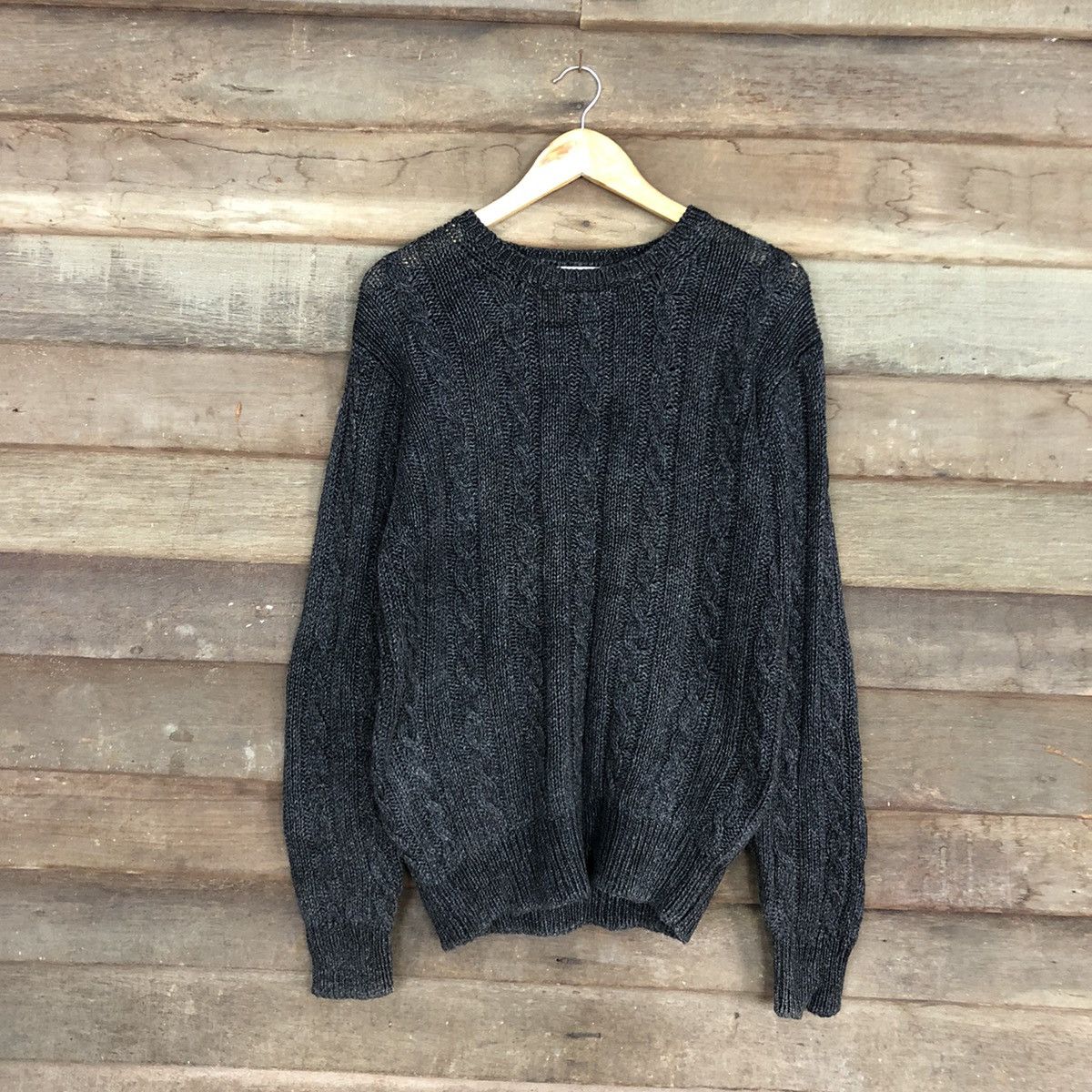 Vintage DL Robert Mc Man Made In Great Britain sweatshirt Knit #3954 Size US M / EU 48-50 / 2 - 1 Thumbnail