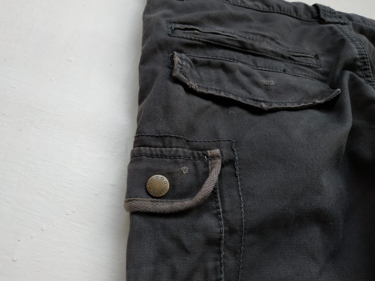 Japanese Brand Fit 31 to 32, Twenty Works Tactical Multipocket Cargo Pants Size US 31 - 24 Thumbnail