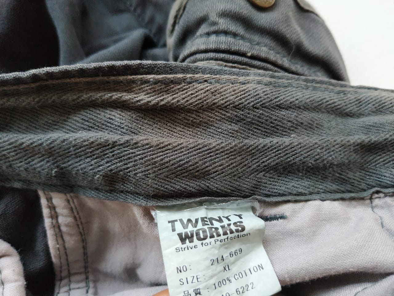 Japanese Brand Fit 31 to 32, Twenty Works Tactical Multipocket Cargo Pants Size US 31 - 19 Thumbnail