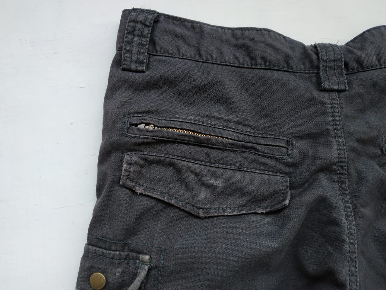 Japanese Brand Fit 31 to 32, Twenty Works Tactical Multipocket Cargo Pants Size US 31 - 4 Thumbnail