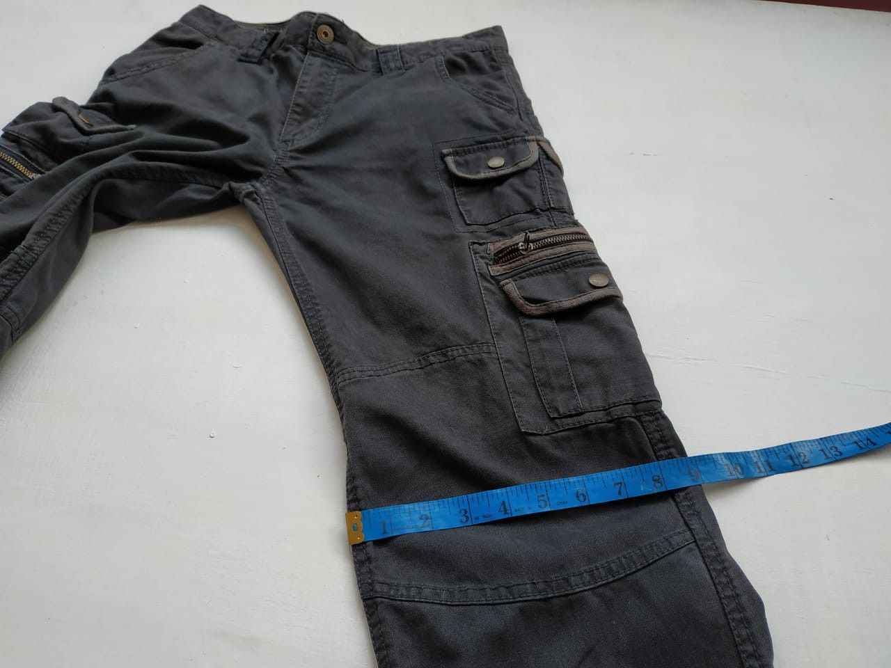 Japanese Brand Fit 31 to 32, Twenty Works Tactical Multipocket Cargo Pants Size US 31 - 11 Thumbnail