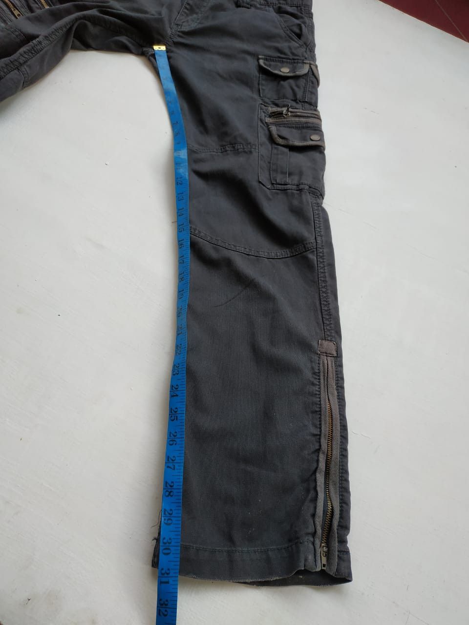 Japanese Brand Fit 31 to 32, Twenty Works Tactical Multipocket Cargo Pants Size US 31 - 12 Thumbnail