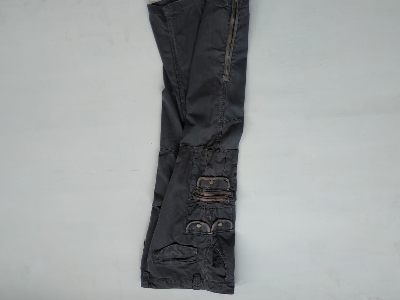 Japanese Brand Fit 31 to 32, Twenty Works Tactical Multipocket Cargo Pants Size US 31 - 23 Thumbnail