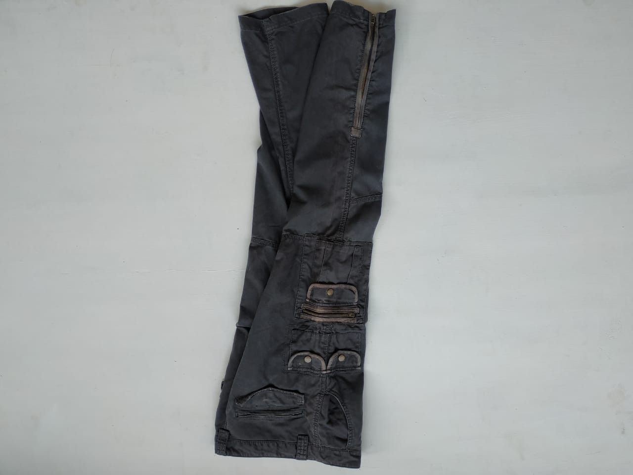 Japanese Brand Fit 31 to 32, Twenty Works Tactical Multipocket Cargo Pants Size US 31 - 20 Thumbnail