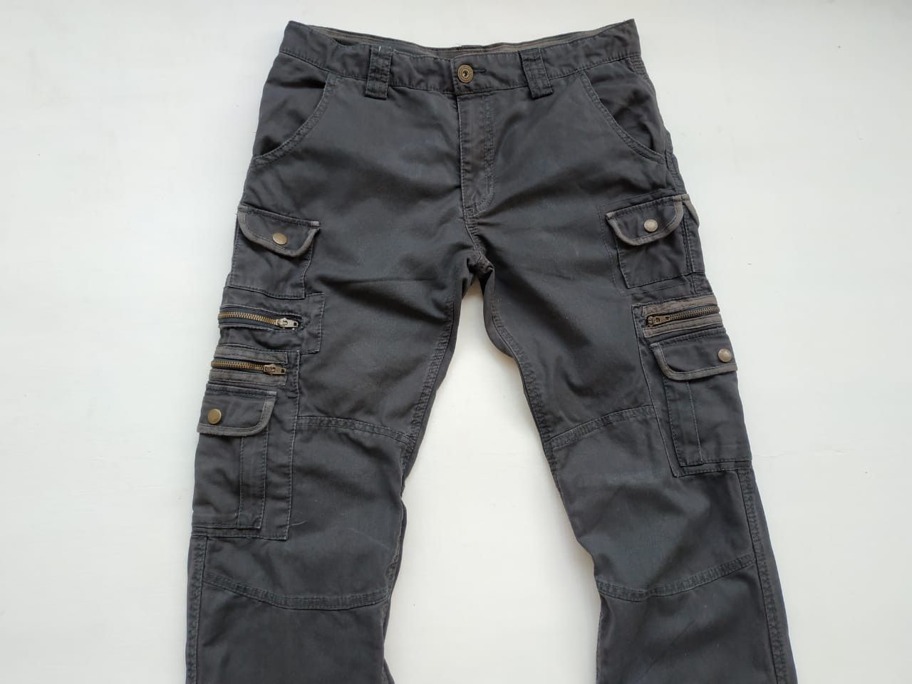 Japanese Brand Fit 31 to 32, Twenty Works Tactical Multipocket Cargo Pants Size US 31 - 7 Thumbnail