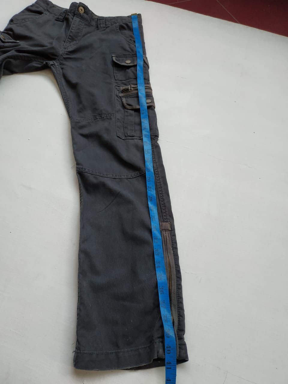 Japanese Brand Fit 31 to 32, Twenty Works Tactical Multipocket Cargo Pants Size US 31 - 13 Thumbnail