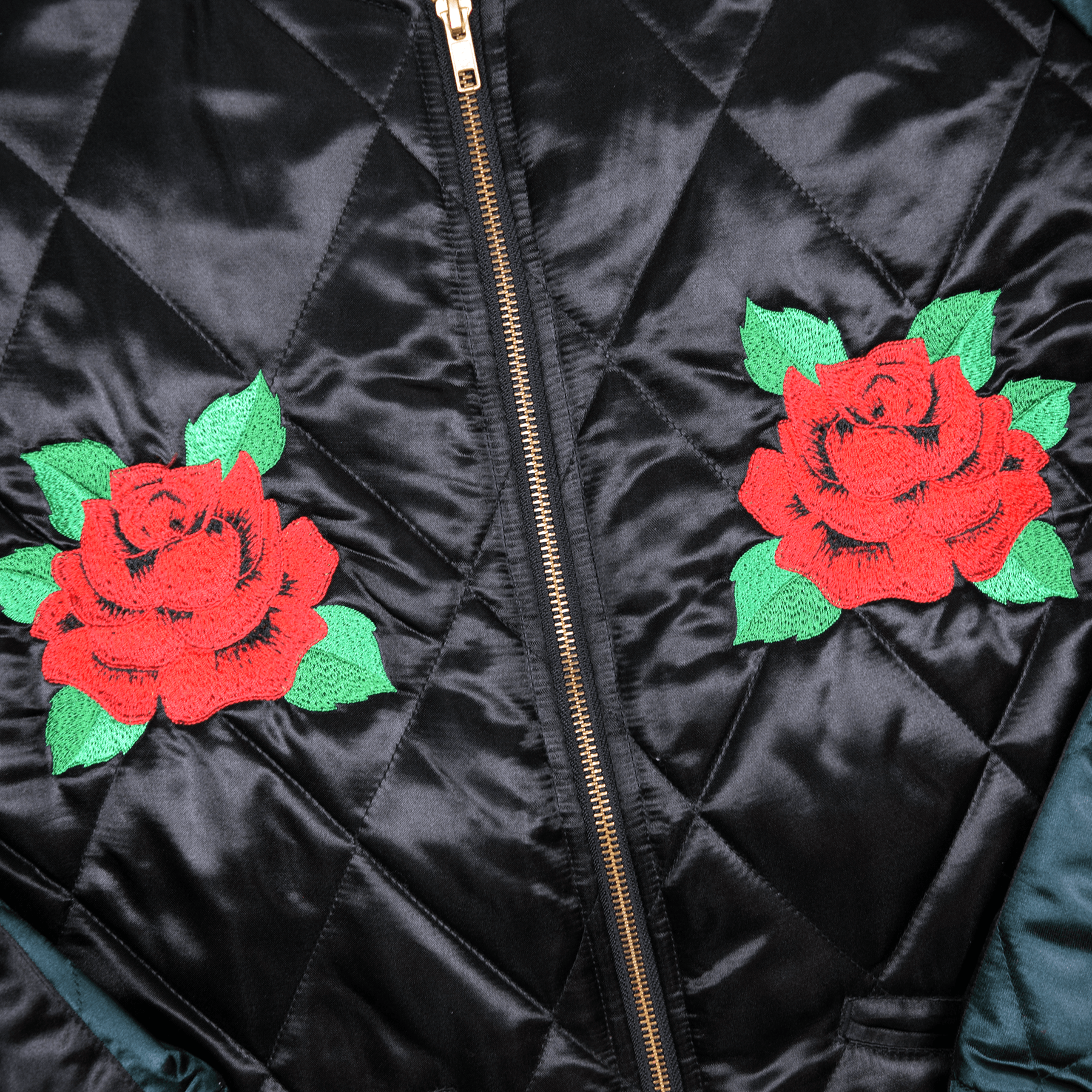 Supreme FW13 Satin Roses Bomber Size US L / EU 52-54 / 3 - 4 Thumbnail