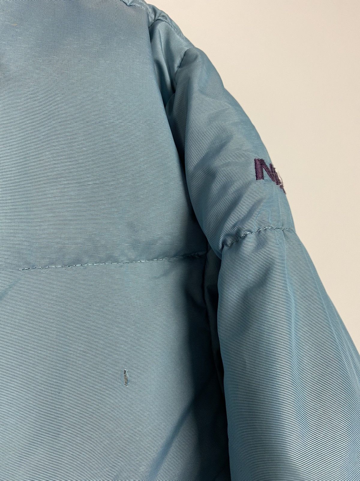 Nike RARE! 90s Nike vintage baby blue puffer jacket small swoosh Size US S / EU 44-46 / 1 - 6 Thumbnail