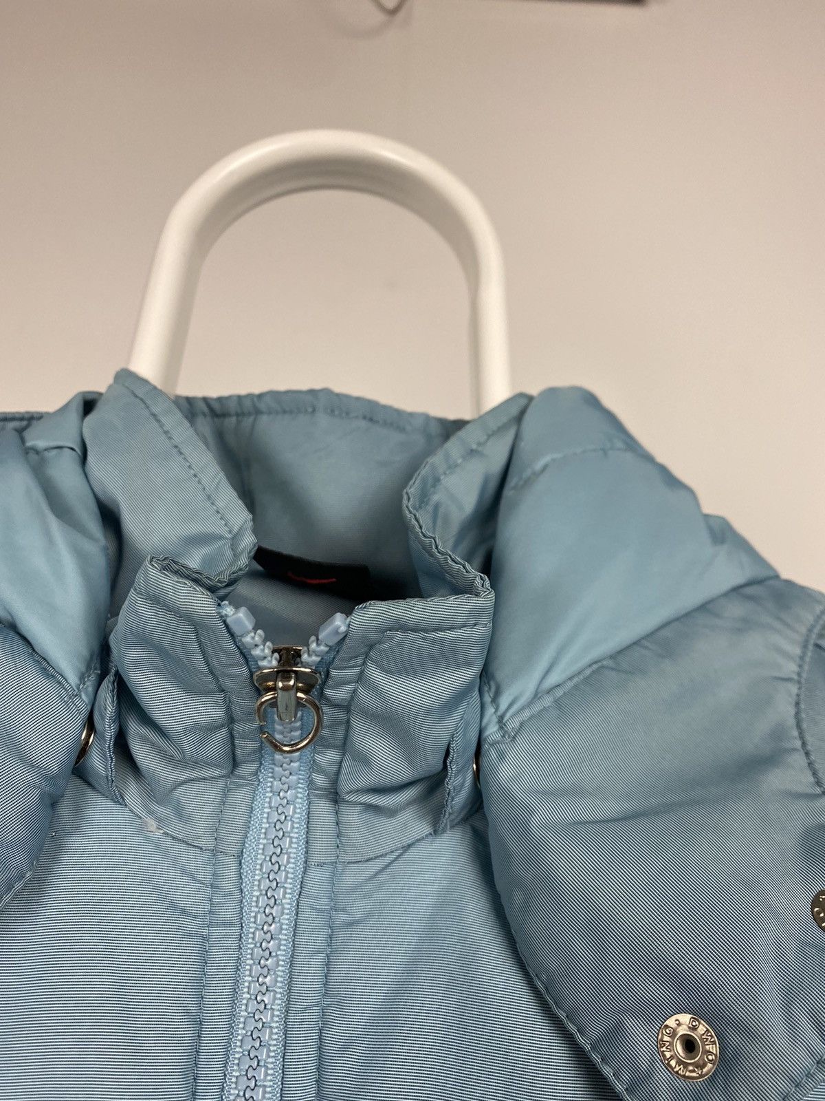Nike RARE! 90s Nike vintage baby blue puffer jacket small swoosh Size US S / EU 44-46 / 1 - 3 Thumbnail