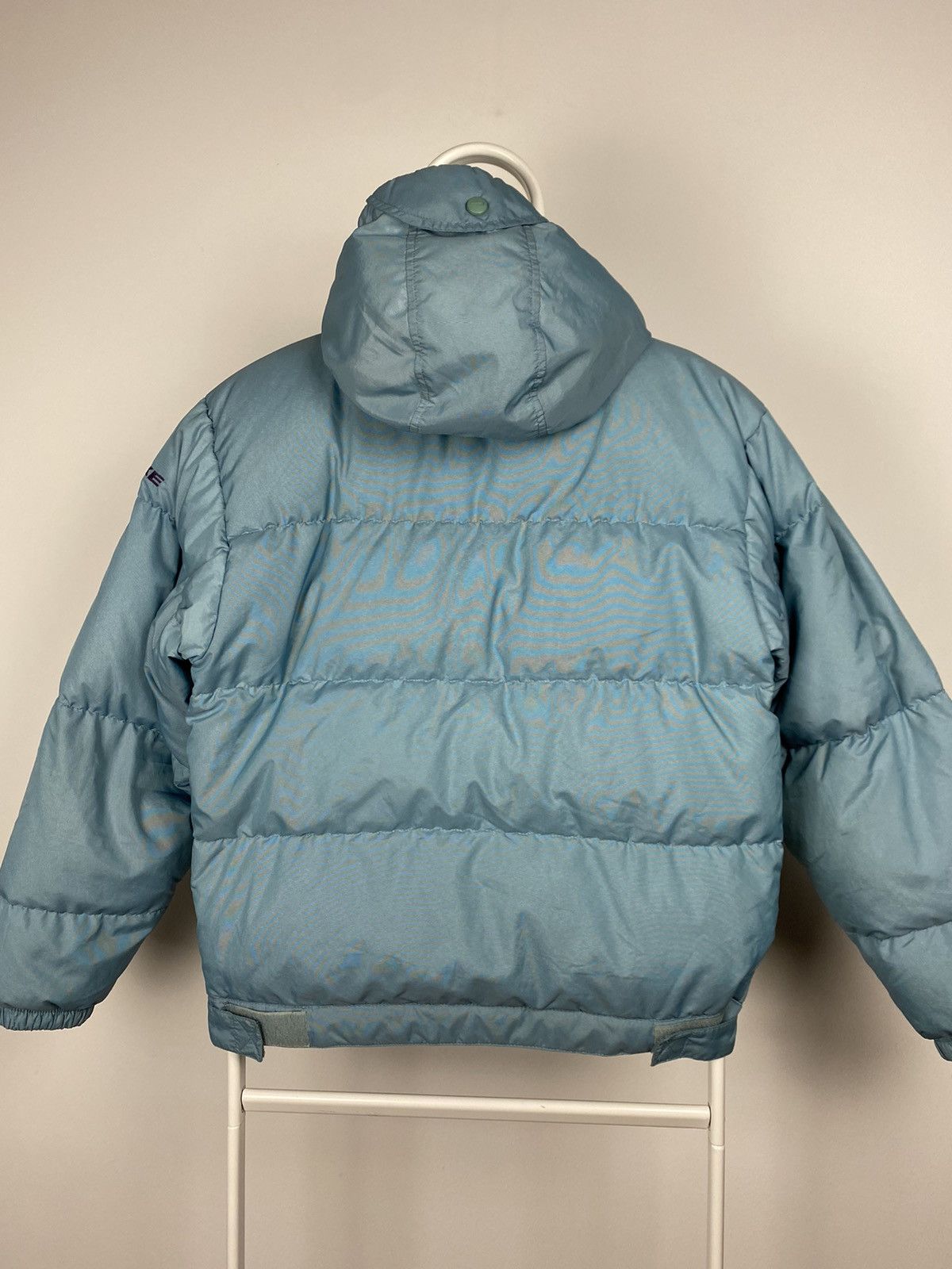 Nike RARE! 90s Nike vintage baby blue puffer jacket small swoosh Size US S / EU 44-46 / 1 - 11 Thumbnail