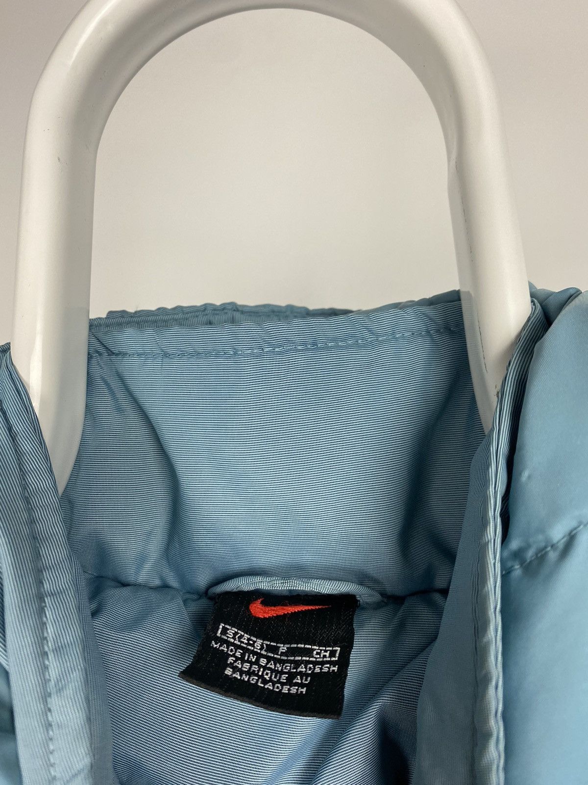 Nike RARE! 90s Nike vintage baby blue puffer jacket small swoosh Size US S / EU 44-46 / 1 - 4 Thumbnail