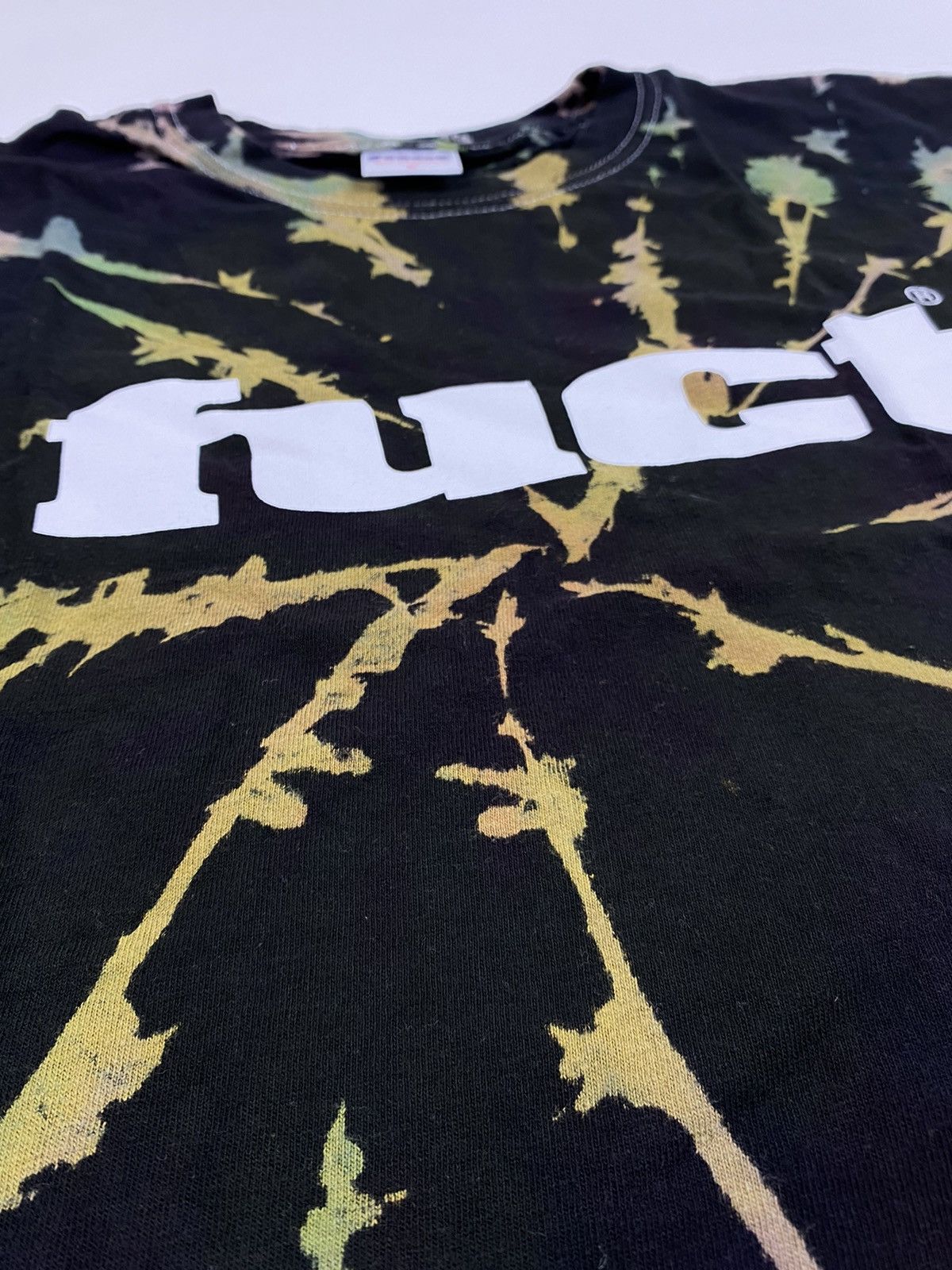 FUCT Fuct OG Logo Black Tie Dye Tee Shirt Medium Size US M / EU 48-50 / 2 - 3 Thumbnail