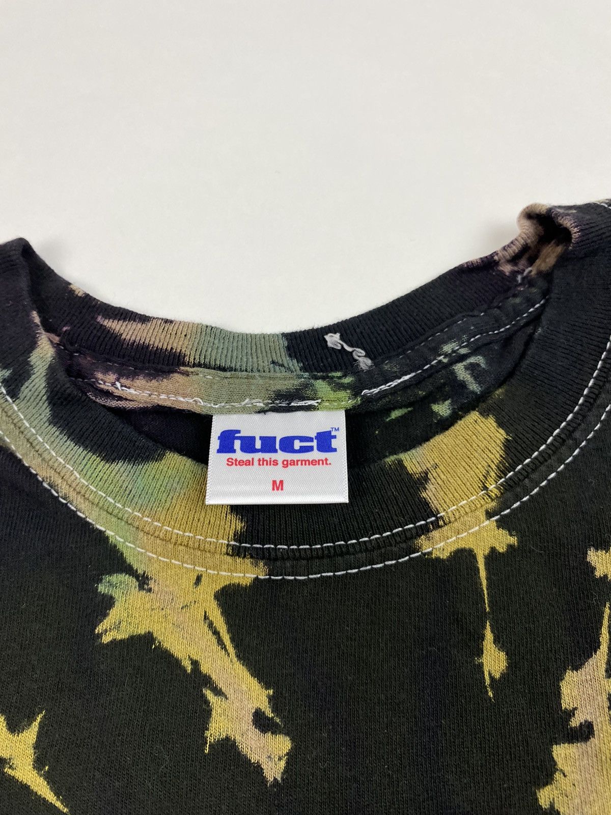 FUCT Fuct OG Logo Black Tie Dye Tee Shirt Medium Size US M / EU 48-50 / 2 - 4 Thumbnail