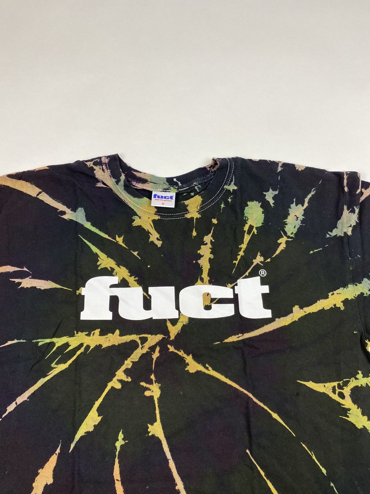 FUCT Fuct OG Logo Black Tie Dye Tee Shirt Medium Size US M / EU 48-50 / 2 - 2 Thumbnail