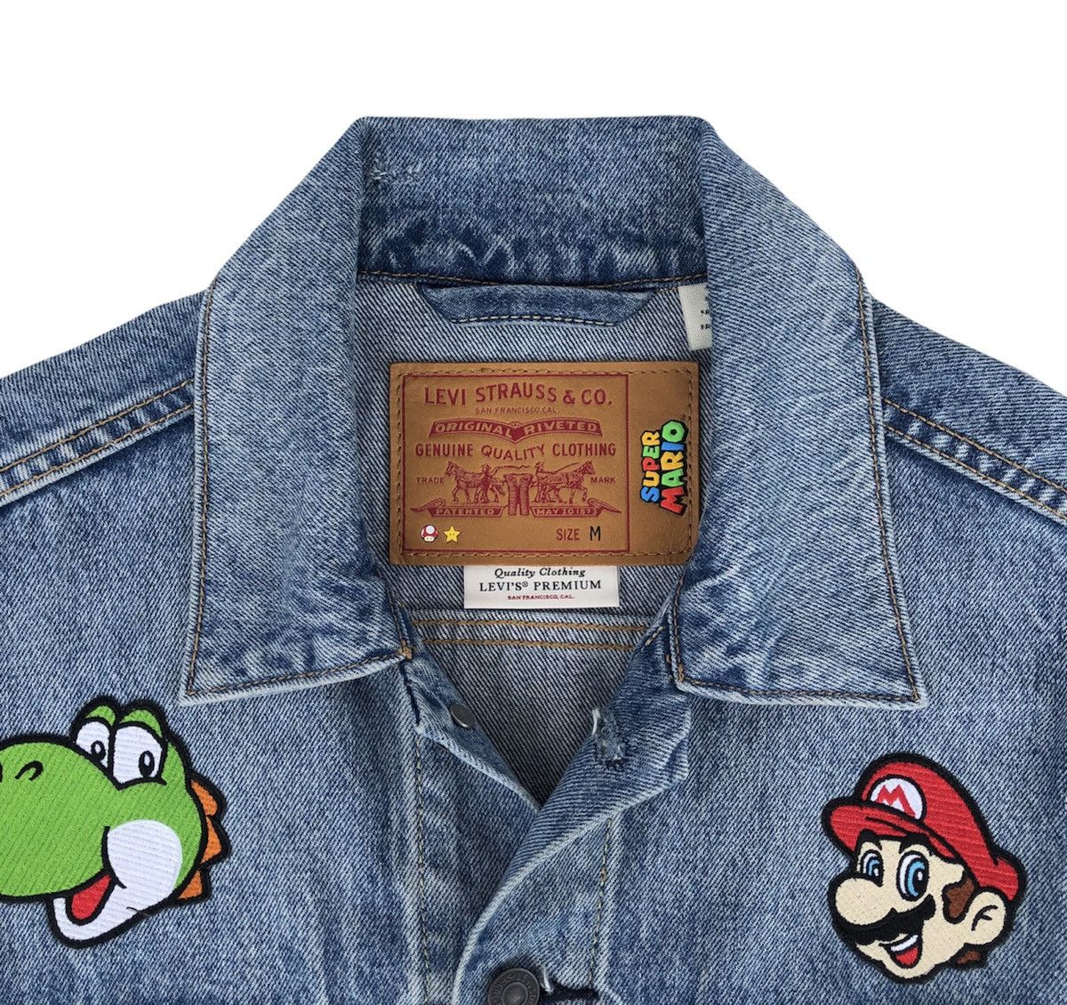 Levi's Levi's X Super Mario Vintage Fit Trucker Jacket Size US M / EU 48-50 / 2 - 17 Thumbnail