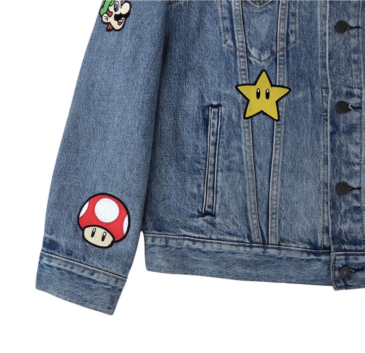 Levi's Levi's X Super Mario Vintage Fit Trucker Jacket Size US M / EU 48-50 / 2 - 10 Thumbnail