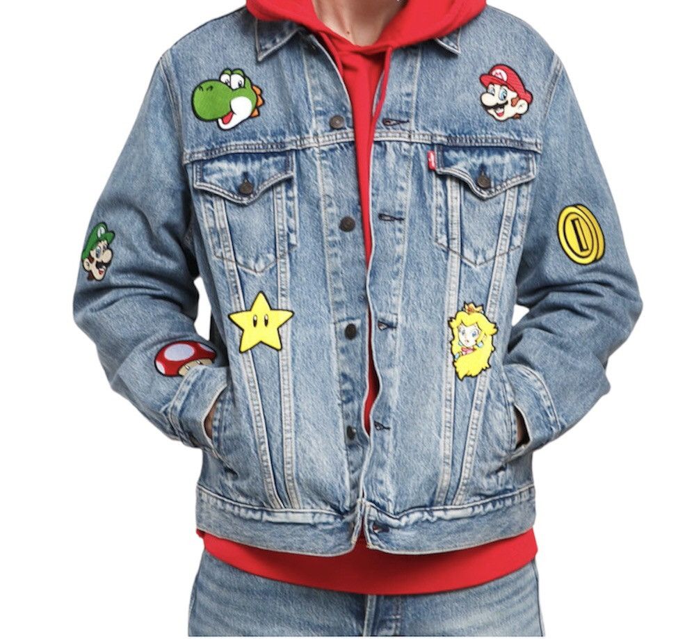 Levi's Levi's X Super Mario Vintage Fit Trucker Jacket Size US M / EU 48-50 / 2 - 1 Thumbnail
