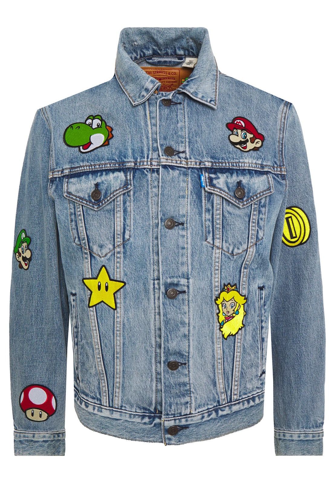 Levi's Levi's X Super Mario Vintage Fit Trucker Jacket Size US M / EU 48-50 / 2 - 6 Thumbnail