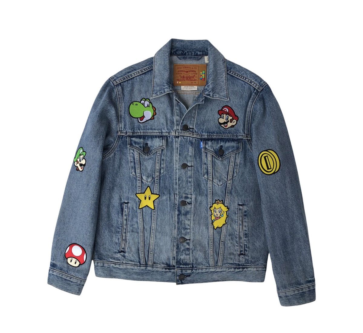 Levi's Levi's X Super Mario Vintage Fit Trucker Jacket Size US M / EU 48-50 / 2 - 4 Thumbnail