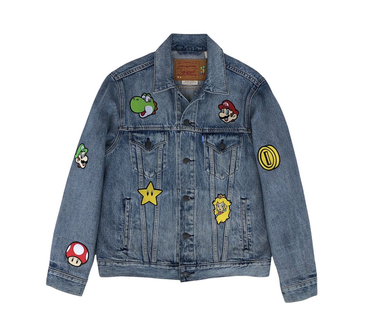 Levi's Levi's X Super Mario Vintage Fit Trucker Jacket Size US M / EU 48-50 / 2 - 3 Thumbnail