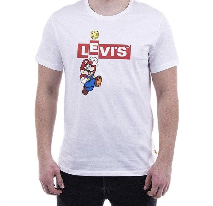 Levi's 🔥Levi's x Super Mario Vintage Fit Trucker T-shirt Size US M / EU 48-50 / 2 - 8 Thumbnail