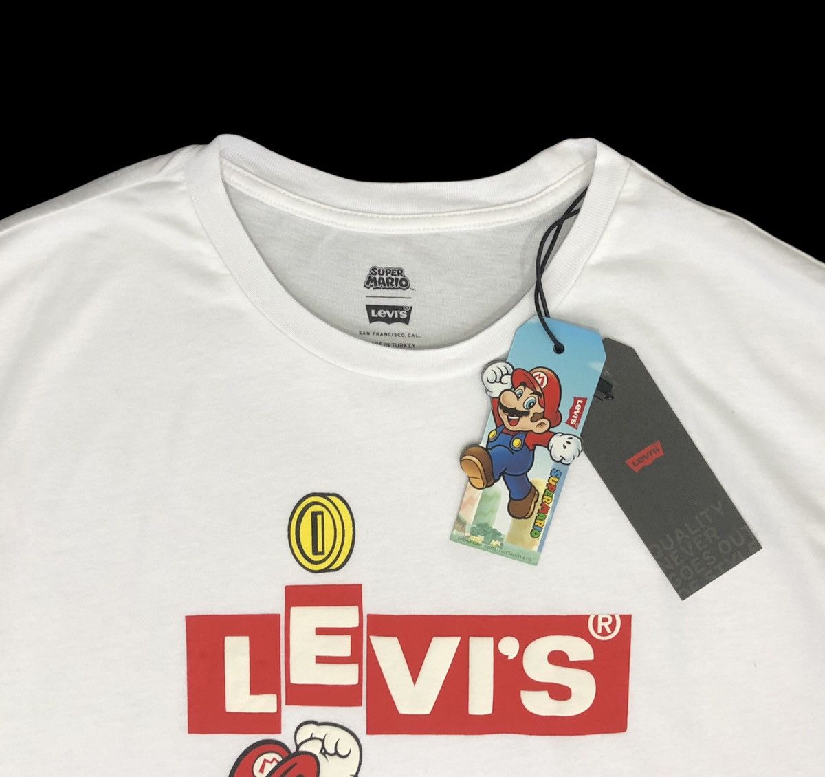 Levi's 🔥Levi's x Super Mario Vintage Fit Trucker T-shirt Size US M / EU 48-50 / 2 - 3 Thumbnail