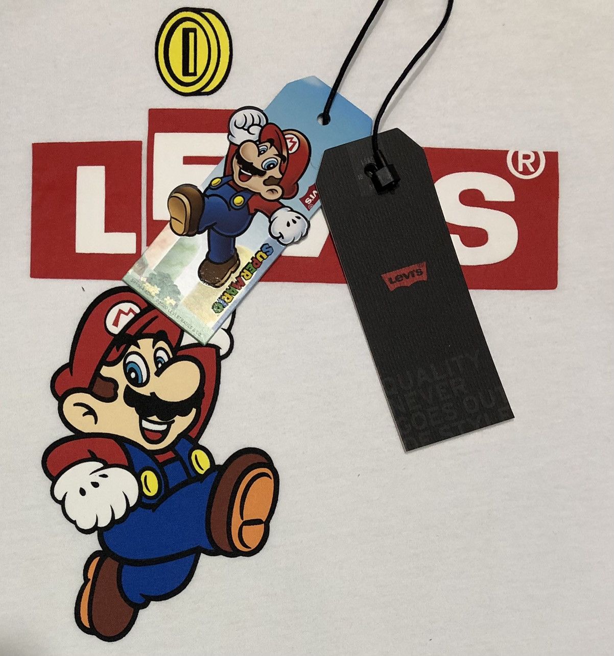 Levi's 🔥Levi's x Super Mario Vintage Fit Trucker T-shirt Size US M / EU 48-50 / 2 - 5 Thumbnail