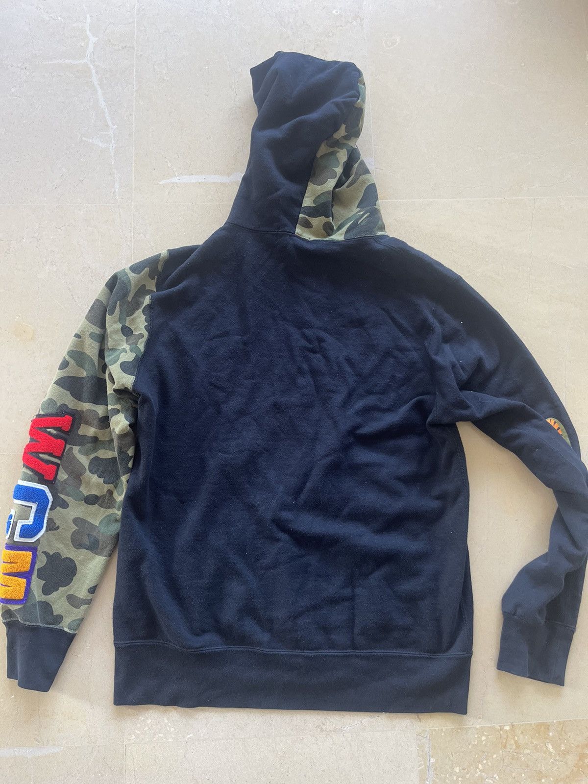 Bape Bathing Ape shark half camo full zip hoodie Size US M / EU 48-50 / 2 - 12 Thumbnail