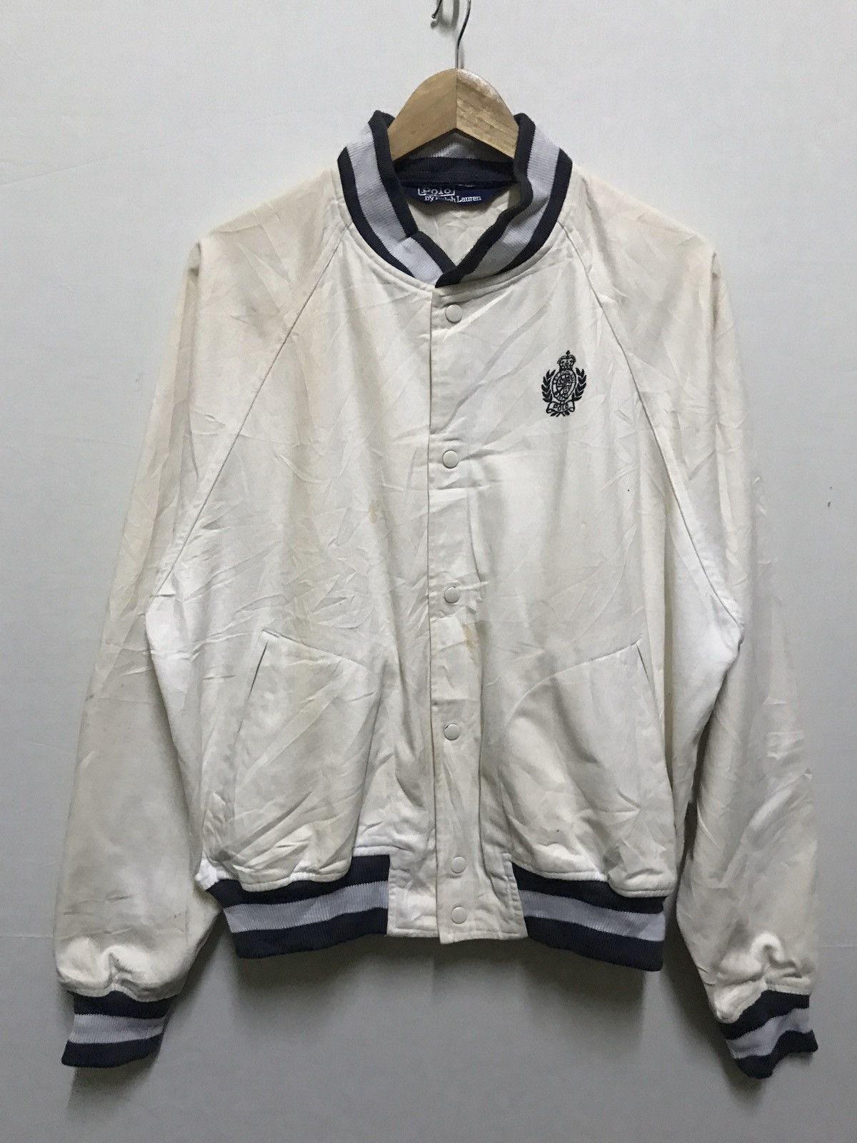 Polo Ralph Lauren × Vintage Vintage Polo Ralph Lauren Varsity Jacket Size US M / EU 48-50 / 2 - 1 Thumbnail