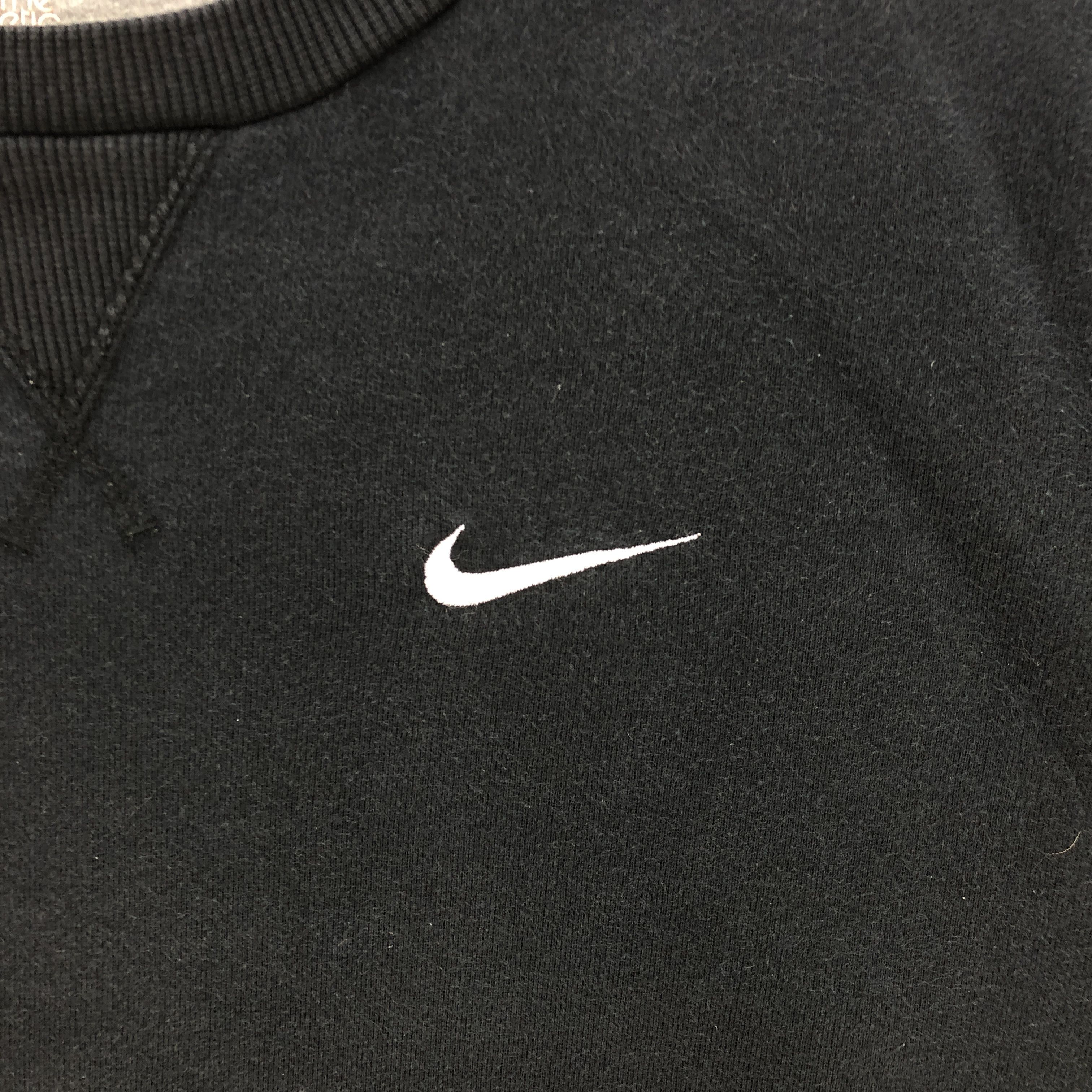 Nike × Vintage Vintage Nike Crewneck Sweatshirt Nike Swoosh Sweater Jumper Size US L / EU 52-54 / 3 - 4 Thumbnail