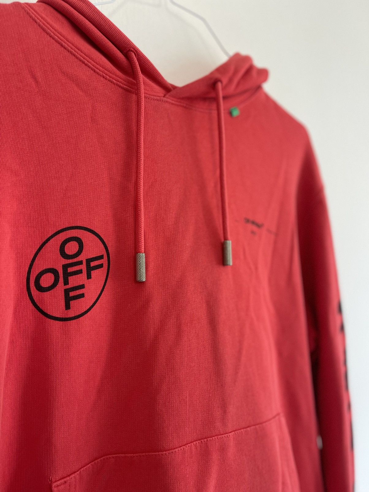 Off-White Off white red Arrows Logo Hoodie Size US M / EU 48-50 / 2 - 5 Thumbnail