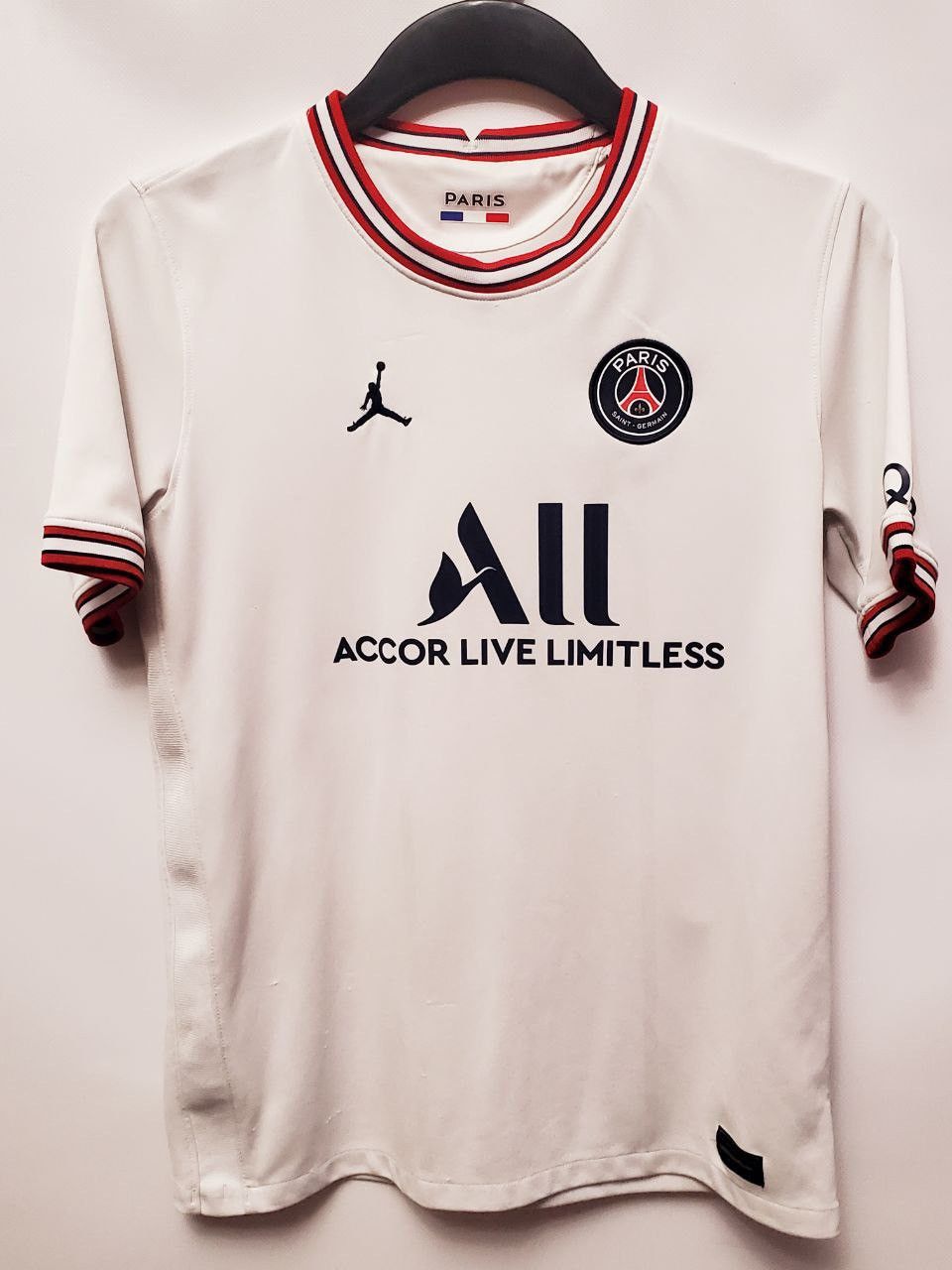 Jordan Brand × Nike Paris Saint-Germain 2022/23 Soccer Jersey Kids' Nike Jordan Size US S / EU 44-46 / 1 - 1 Thumbnail