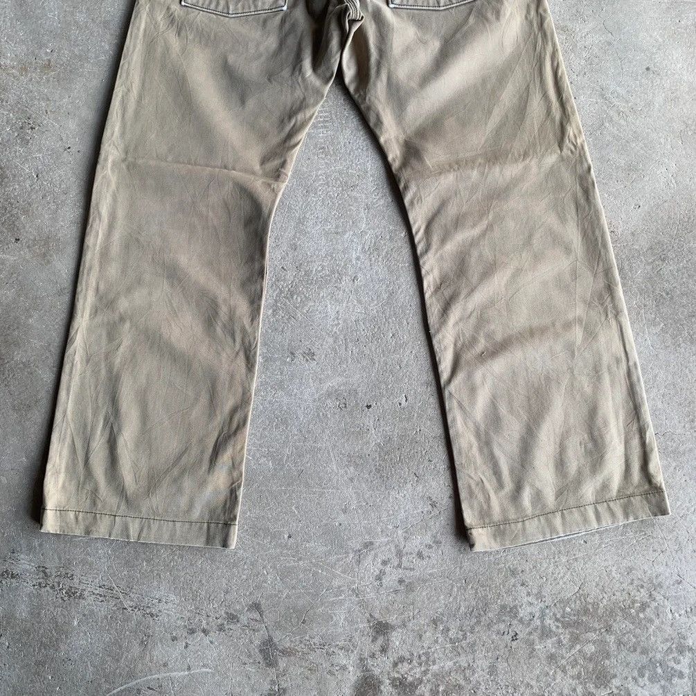 Denver Hayes × Japanese Brand Hayes Trousers Duck Canvas Faded Baggy Chino Pants Size US 33 - 11 Thumbnail
