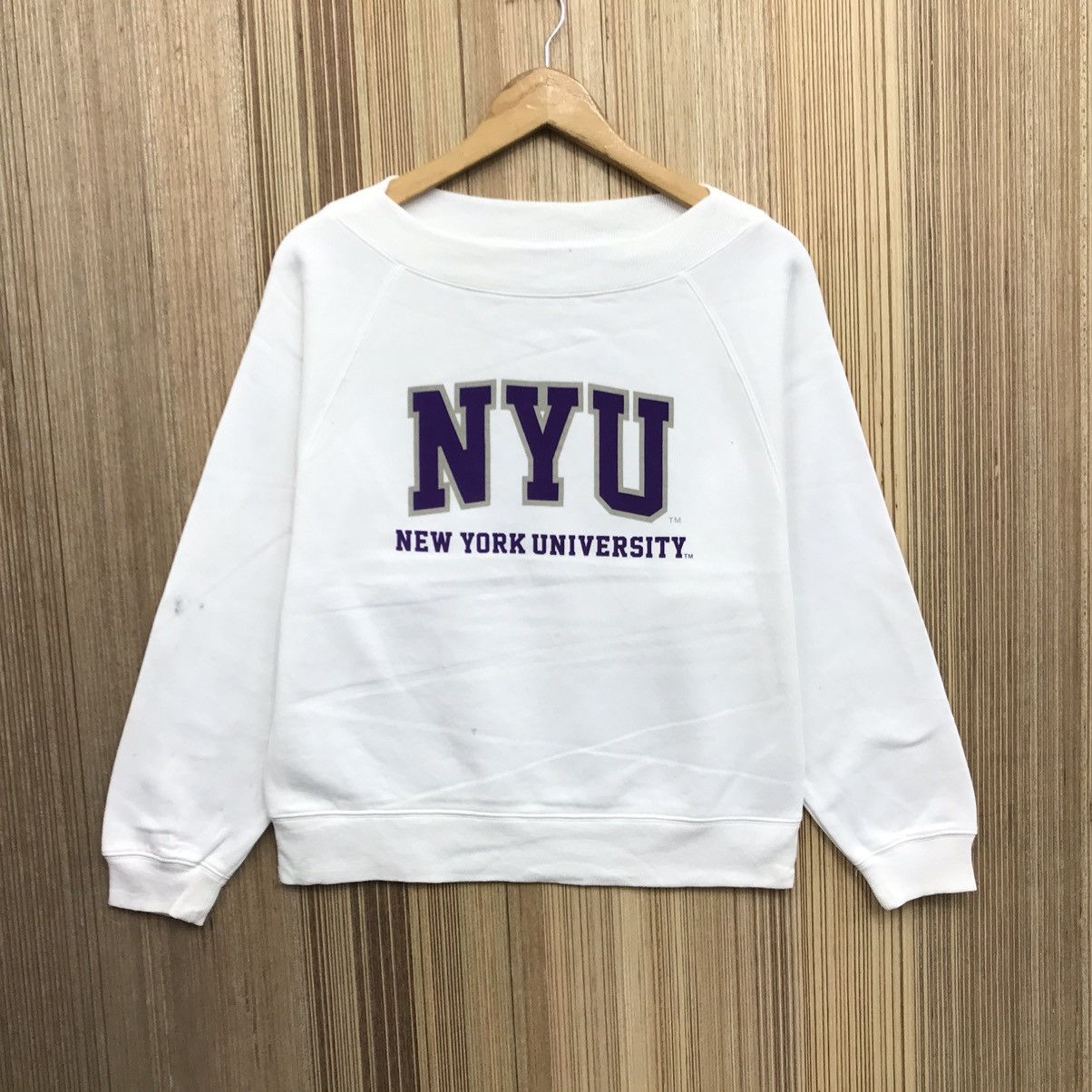 Vintage Vintage NYU New York University Sweatshirt Size M / US 6-8 / IT 42-44 - 1 Thumbnail