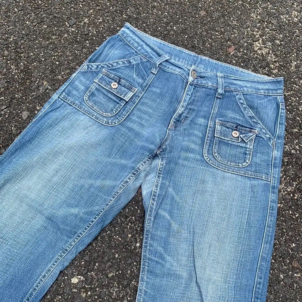 Japanese Brand FLASH DEALS⚡️JAPANESE VINTAGE JEANS BLUEWASH DENIM BUSHPANTS Size US 33 - 4 Thumbnail