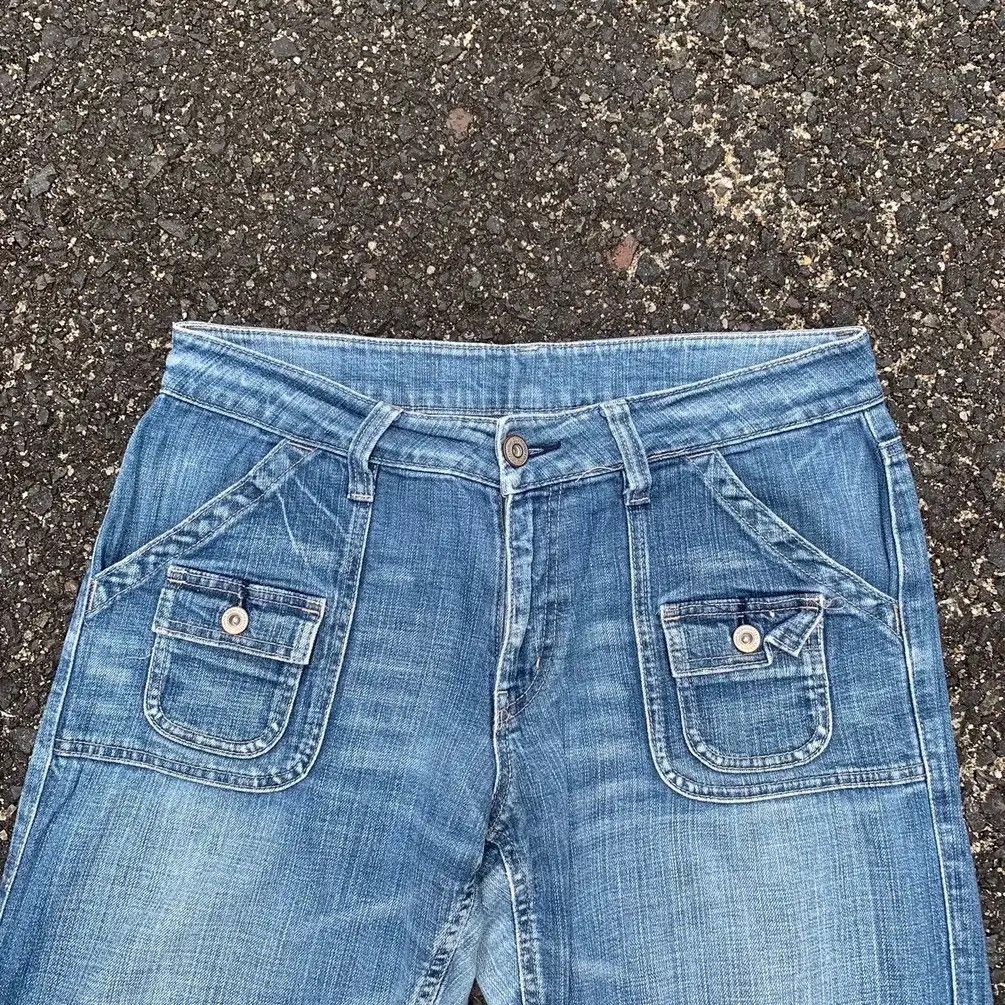 Japanese Brand FLASH DEALS⚡️JAPANESE VINTAGE JEANS BLUEWASH DENIM BUSHPANTS Size US 33 - 2 Thumbnail