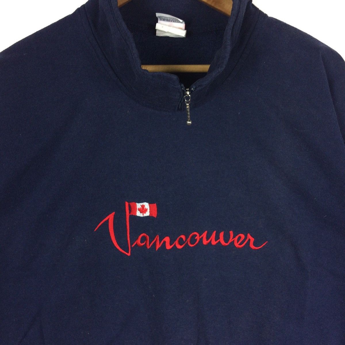 Vintage Vintage VANCOUVER Canada Big Logo Embroidery made in Canada Size US M / EU 48-50 / 2 - 2 Thumbnail
