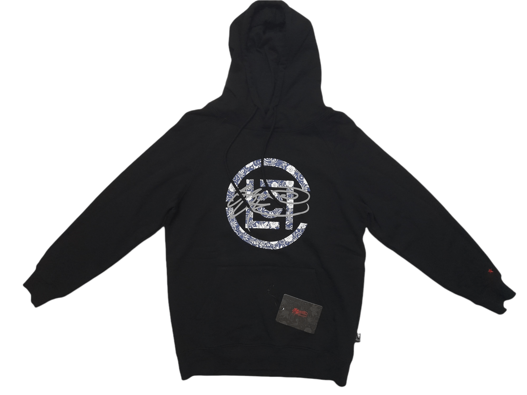 image of Plus X Clot Hoodie in Blacks, Men's (Size Small)