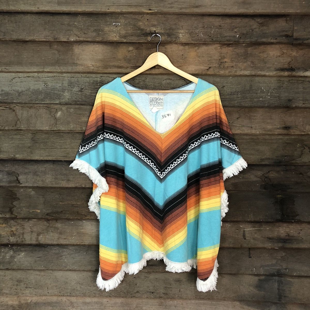 Billabong stripe cloaks capes surfing style #3671